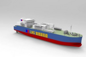 14000立方米LNG加注运输船在上海开始建造