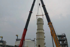 天津LNG二期接收站项目最大设备安装就位