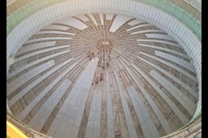曹妃甸LNG项目20万m³储罐穹顶模块完成吊装
